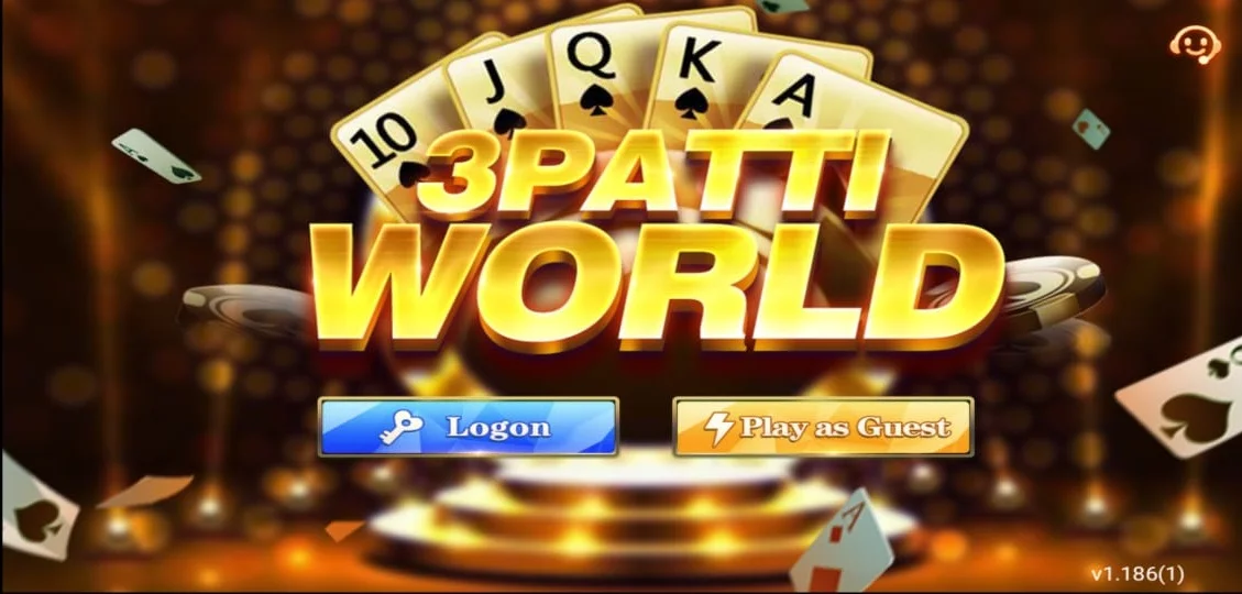 3 Patti World PK Game Banner