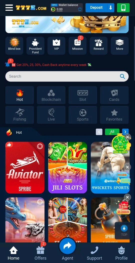 777E Slot Game Banner